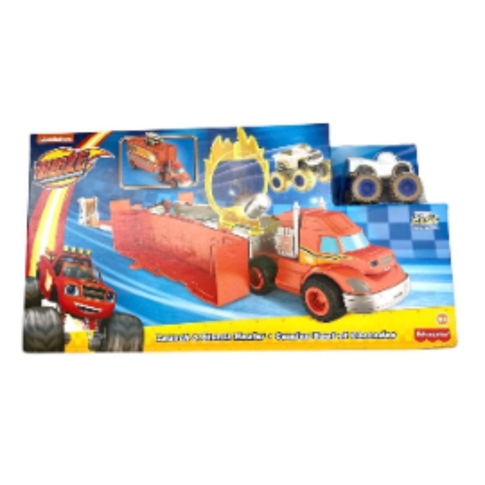 Fisher-Price Blaze and the Monster Machines Launch & Stunts Hauler, Transforming